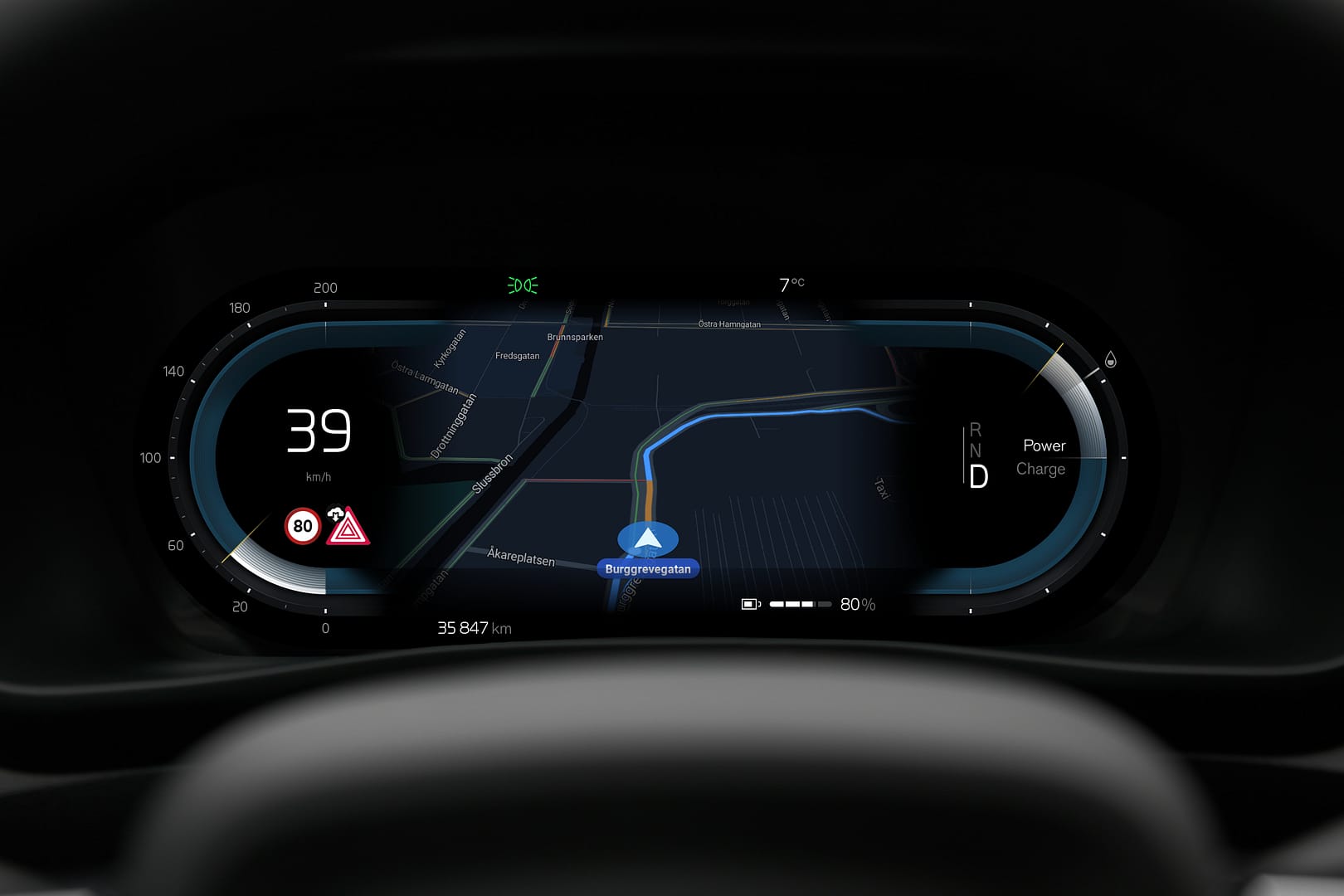 Der Volvo Accident Ahead Alert warnt künftig den Autofahrer eines Volvos vor Unfällen.