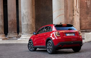 Der in der Heckansicht