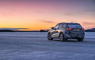 Q6 e-tron trotzt arktischer Kälte