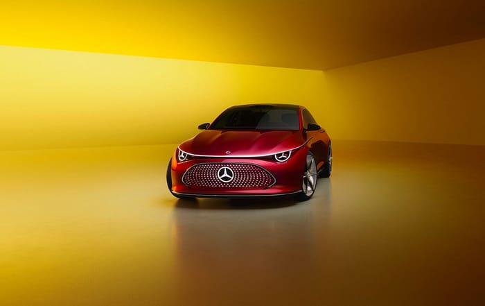 Fahrzeug, das auf der komplett neuen elektrischen Plattform Mercedes-Benz Modular Architecture (MMA) entwickelt wurde, weist das Concept CLA Class den Weg für die nächste Generation der elektrischen Antriebstechnologie. Mercedes-Benz Concept CLA Class: As the first car to be developed on the all-new electric-first Mercedes-Benz Modular Architecture (MMA) platform, the Concept CLA Class points the way for the next-generation electric-drive technology.